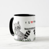 Raccoon Love Mok (Voorkant links)