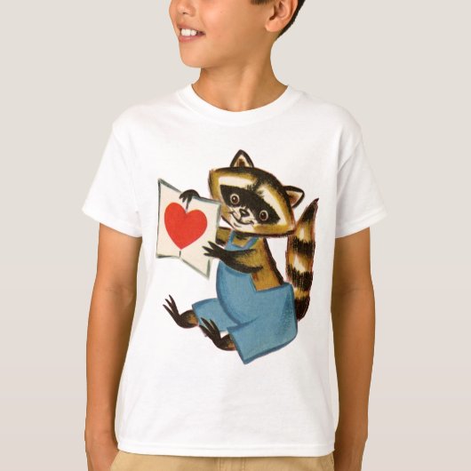 Raccoon Love T-shirt (Voorkant)