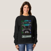 Raccoon Lover, Cute Trash Panda Trui (Voorkant volledig)