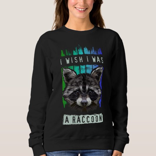 Raccoon Lover, Cute Trash Panda Trui (Voorkant)