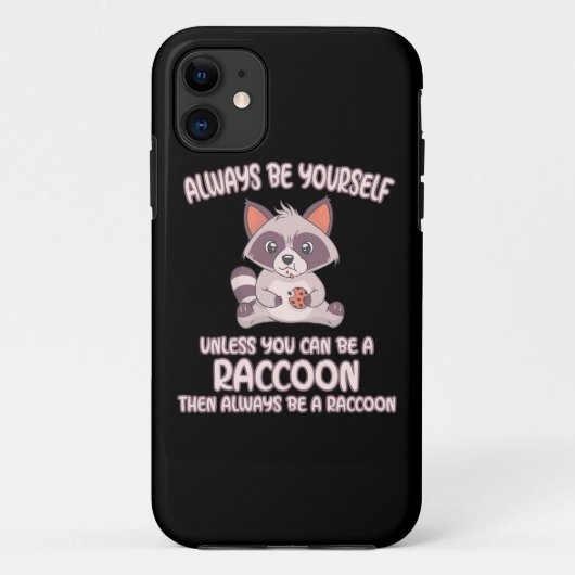 Raccoon Lover is altijd een Raccoon Case-Mate iPhone Case (Achterkant)