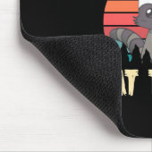 Raccoon Lover Live Fast Eat Trash Muismat (Hoek)