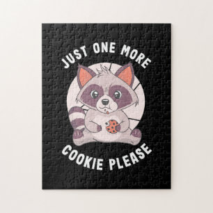 Raccoon Lover nog een koekje alstublieft Legpuzzel
