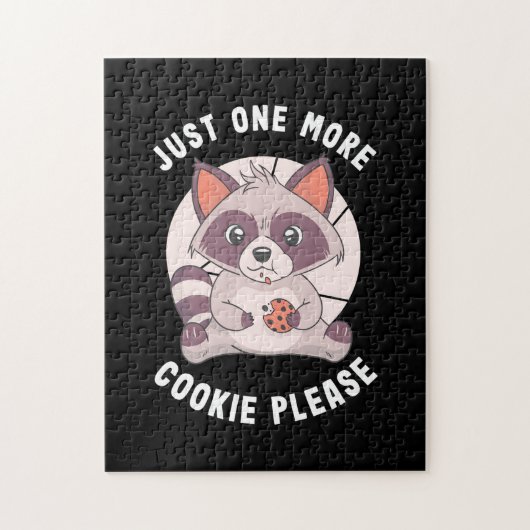 Raccoon Lover nog een koekje alstublieft Legpuzzel (Verticaal)