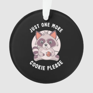Raccoon Lover nog een koekje alstublieft Ornament