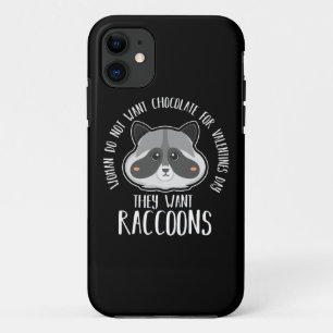 Raccoon Lover Raccoon voor Valentijnsdag Case-Mate iPhone Case