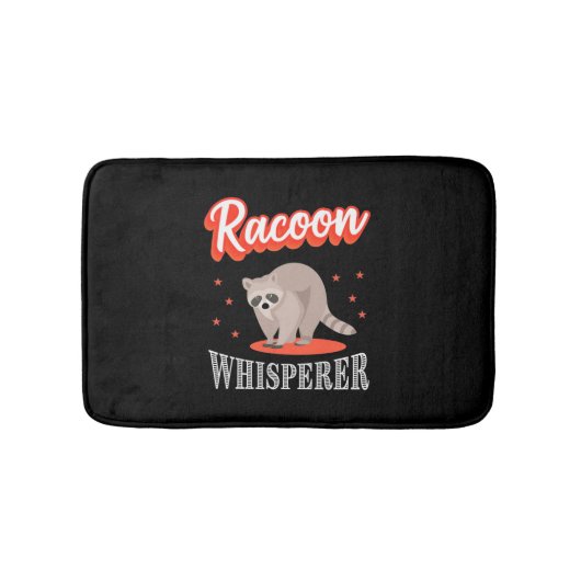 Raccoon Lover Raccoon Whisper Badmat (Voorkant)
