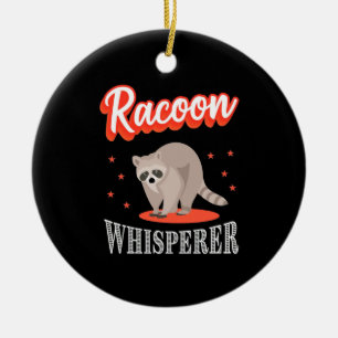 Raccoon Lover Raccoon Whisper Keramisch Ornament