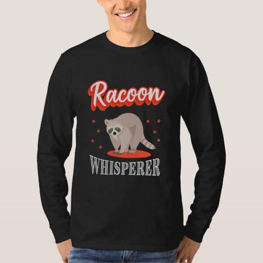 Raccoon Lover Raccoon Whisper T-shirt (Voorkant)