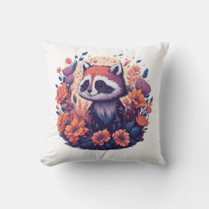 Raccoon Lovers Kunstwerk Kussen