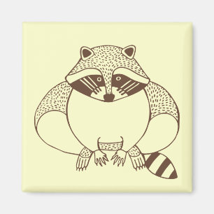 Raccoon Magneet