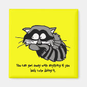 Raccoon Magneet (Voorkant)