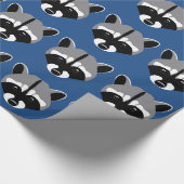Raccoon met Sad Eyes Cadeaupapier (Hoek)