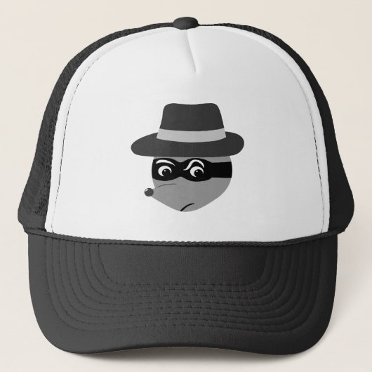 Raccoon Mobster Trucker Pet (Voorkant)