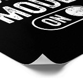 Raccoon Mode On Costume Funny Trash Panda Gift Ani Poster (Hoek)