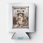  Raccoon Mountain Mischief Outdoor Vibes Blikjeskoeler (Voorkant)