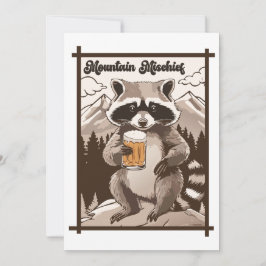 Raccoon Mountain Mischief Outdoor Vibes Kaart