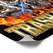 Raccoon My Srit Animal Is A Trash Panda Funny Boot Poster (Hoek)