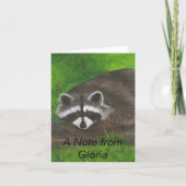Raccoon Note Kaart (Voorkant)