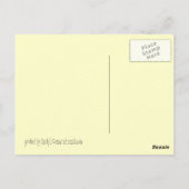 Raccoon op Briefkaart (Achterkant)