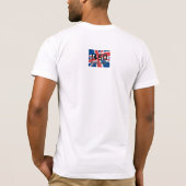 Raccoon op Mini in Londen T-shirt (Achterkant)