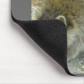 Raccoon op Rock Mousepad Muismat (Hoek)