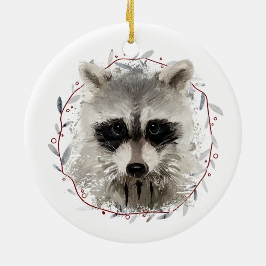 Raccoon Ornament (Achterkant)