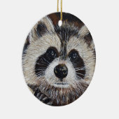 Raccoon Ornament van keramische stoffen (Rechts)