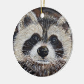 Raccoon Ornament van keramische stoffen (Links)