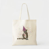 Raccoon partoon - dieren met partij tote bag (Voorkant)