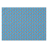 Raccoon Pattern Design Blue  Tafelkleed (Voorkant (Horizontaal))