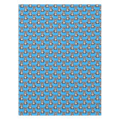Raccoon Pattern Design Blue  Tafelkleed (Voorkant)
