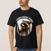 RACCOON PEDRO GEPERSONALISEERD NAAM T-SHIRT (Voorkant)