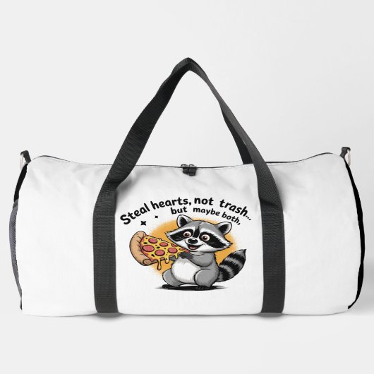 Raccoon Pizza Steals Hearts and Trash Plunjezak (Achterkant)