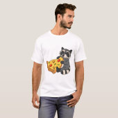 Raccoon Pizza T-shirt (Voorkant volledig)