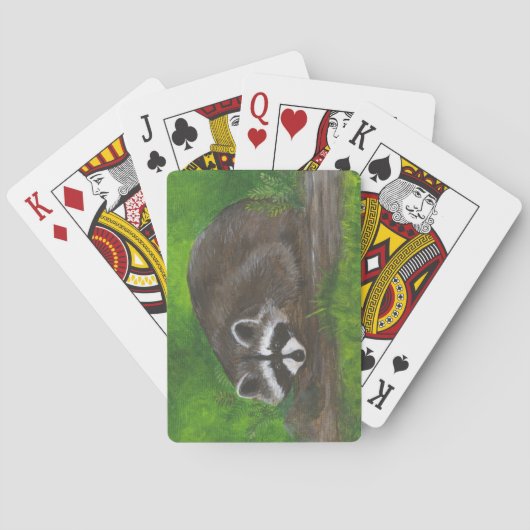 Raccoon Pokerkaarten (Achterkant)
