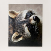 Raccoon Portrait, Jigzaag Puzzle Legpuzzel (Verticaal)