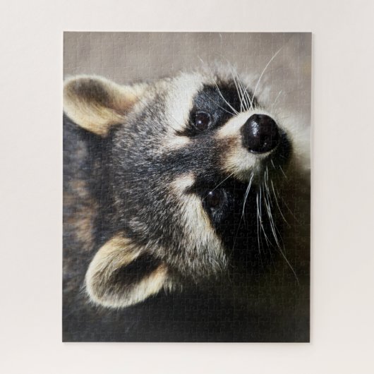 Raccoon Portrait, Jigzaag Puzzle Legpuzzel (Verticaal)