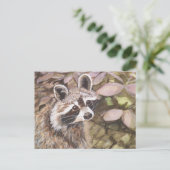 Raccoon Post Card Briefkaart (Staand voorkant)