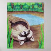 Raccoon Poster (Voorkant)