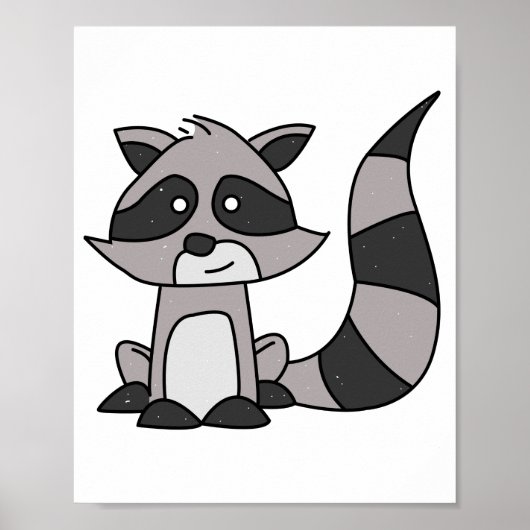 Raccoon Poster (Voorkant)