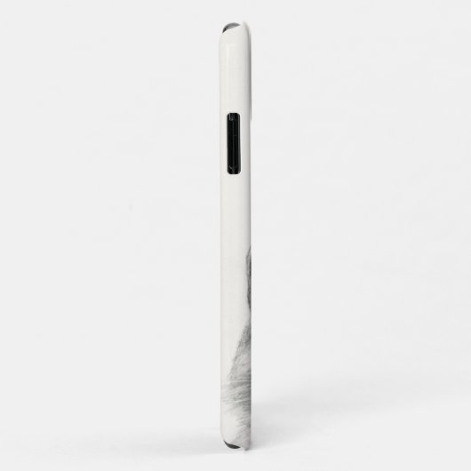 Raccoon potlood Tekening Case-Mate iPhone Case (Achterkant/rechts)