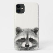 Raccoon potlood Tekening Case-Mate iPhone Case (Achterkant)
