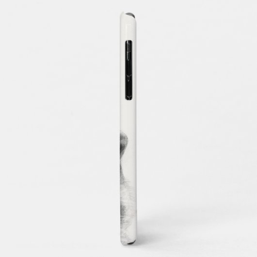 Raccoon potlood Tekening Case-Mate iPhone Case (Achterkant/links)