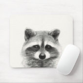 Raccoon potlood Tekening Muismat (Met muis)