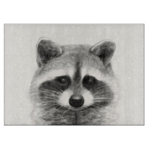 Raccoon potlood Tekening Snijplank
