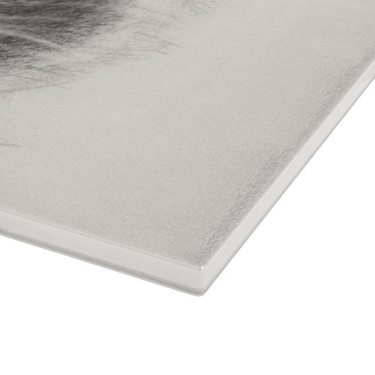 Raccoon potlood Tekening Snijplank (Hoek)