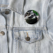 Raccoon profiel ronde button 5,7 cm (In situ)