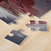 Raccoon prullenbak poëzie Valentijnsdag Legpuzzel (Zijkant)