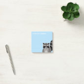 Raccoon Rascal, aangepaste kleur en naam Post-it® Notes (Kantoor)